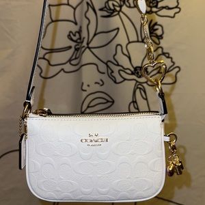 Coach mini purse with charm